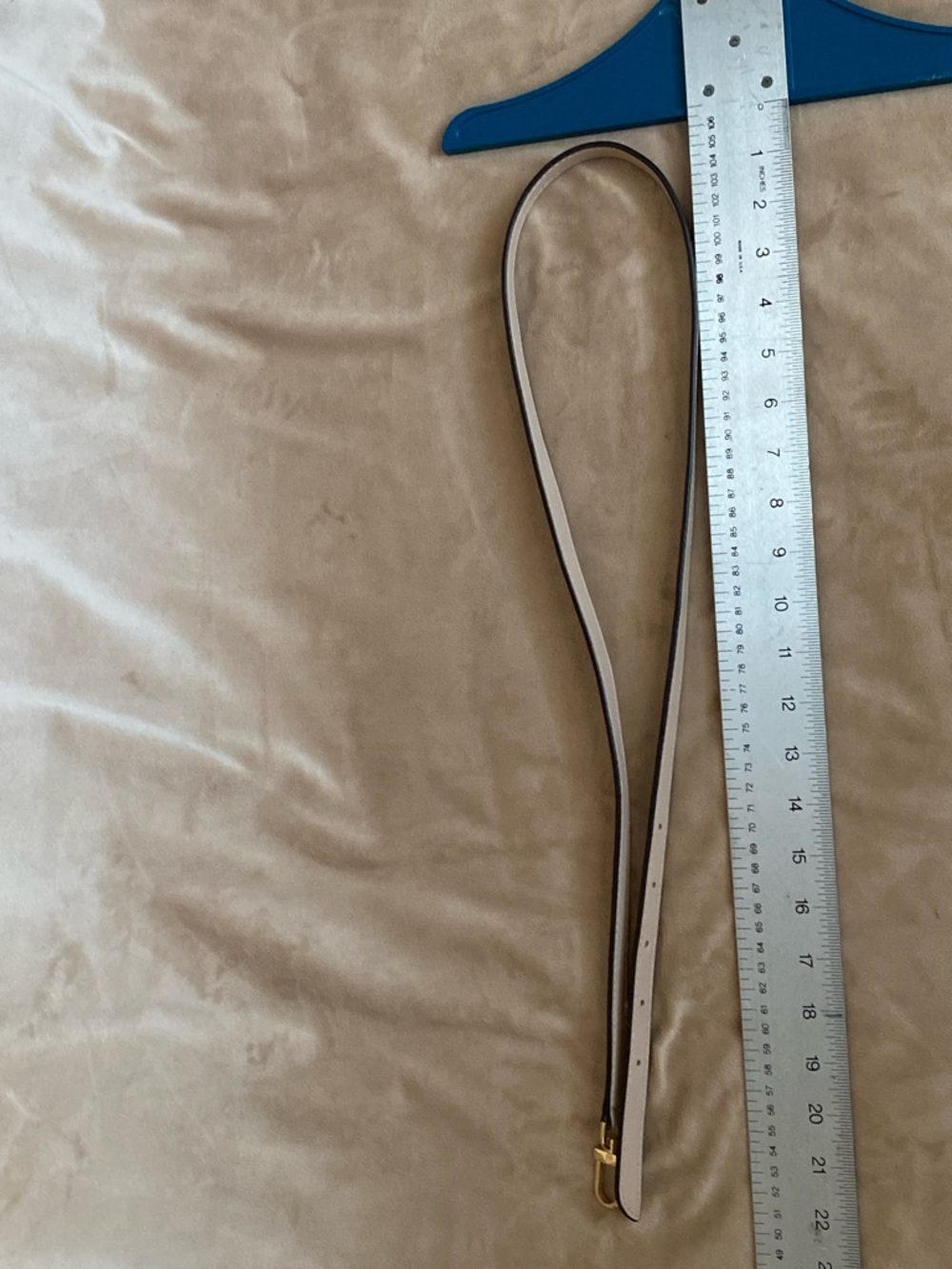 Michael Kors Beige and Dark Brown Crossbody Strap